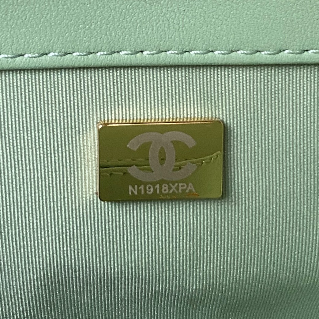 Lambskin Vintage Logo Cruise Shoulder Bag AS4596 Green